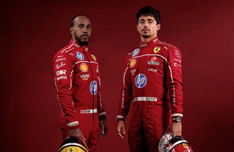 A Ferrari meglepte a motorsport világát, amikor bejelentette, hogy Hamiltont és Leclerc-t is felruházták a csapat színeivel!